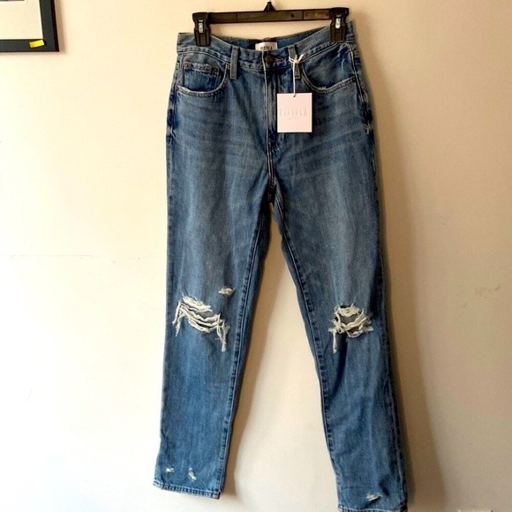 NWT Pistola Presley High Rose Relaxed Roller Jeans
